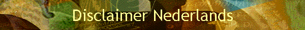 Disclaimer Nederlands