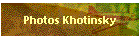 Photos Khotinsky